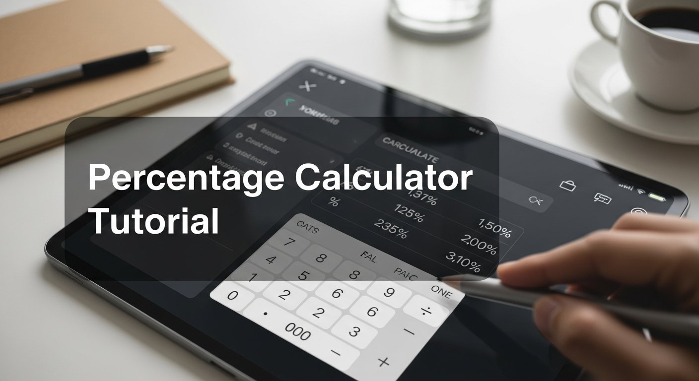 Percentage Calculator Tutorial